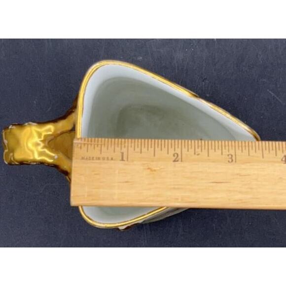 Antique H&Co Limoges Cream Pitcher 1 Pint Gold Floral Pansies - RARE - Picture 14 of 14